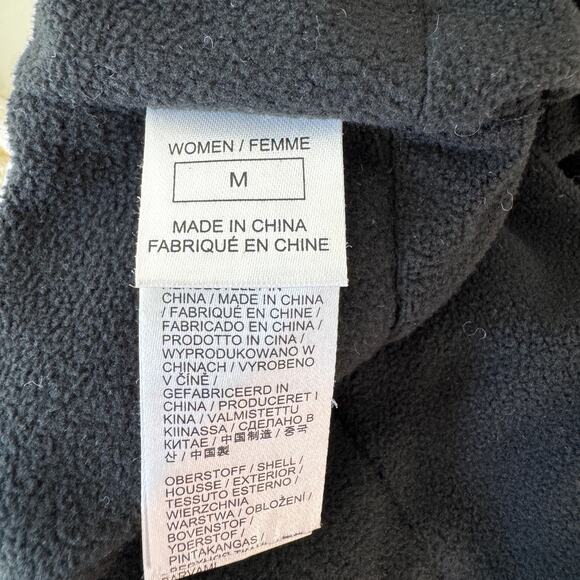 JACK WOLFSKIN Stormlock Braid Beanie Knit Hat Cream Fleece Lined Size M - Picture 7 of 7